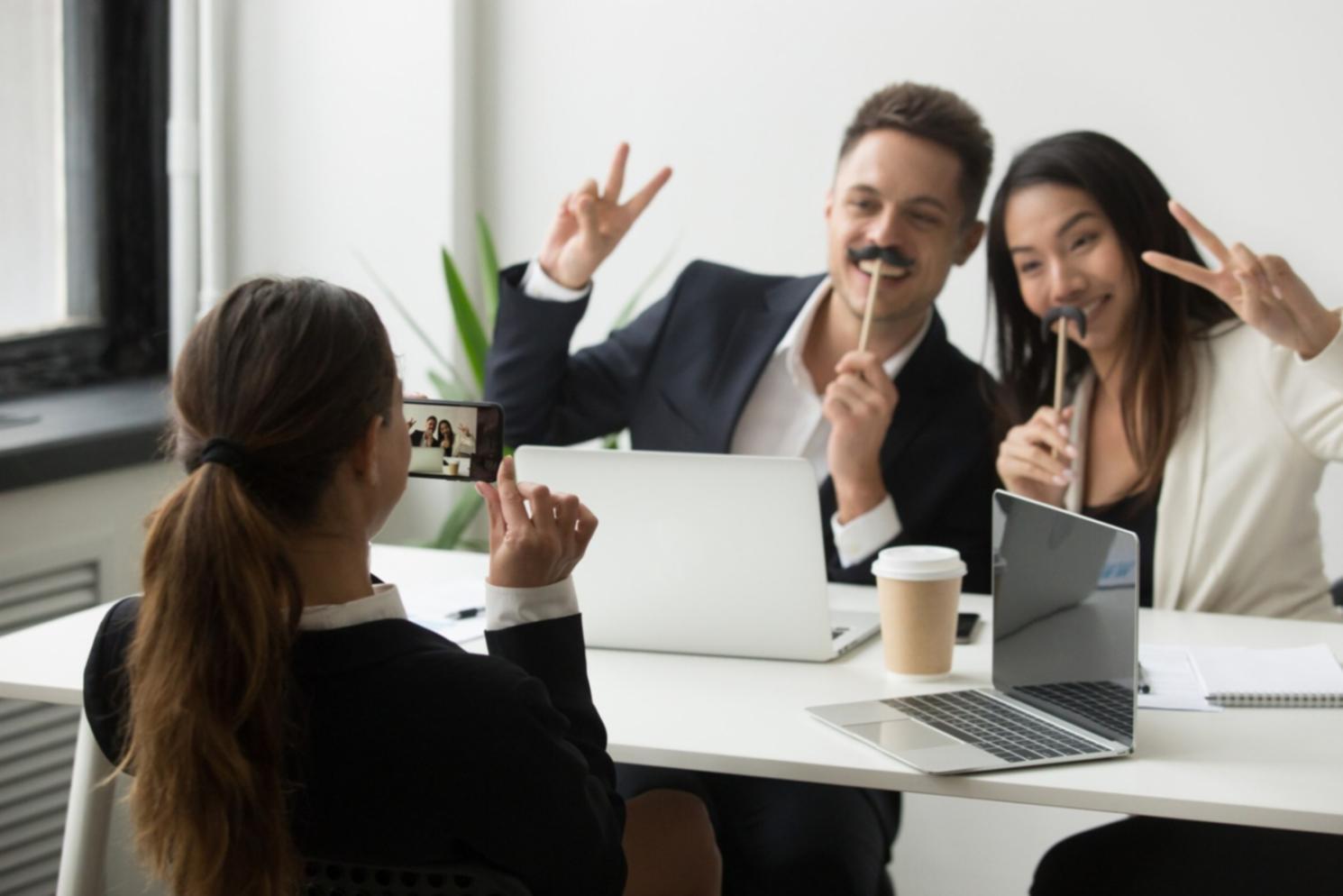 Professional business discussion environment