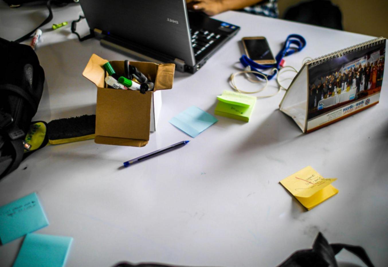 Business professionals collaborating on negotiation strategies in modern workspace